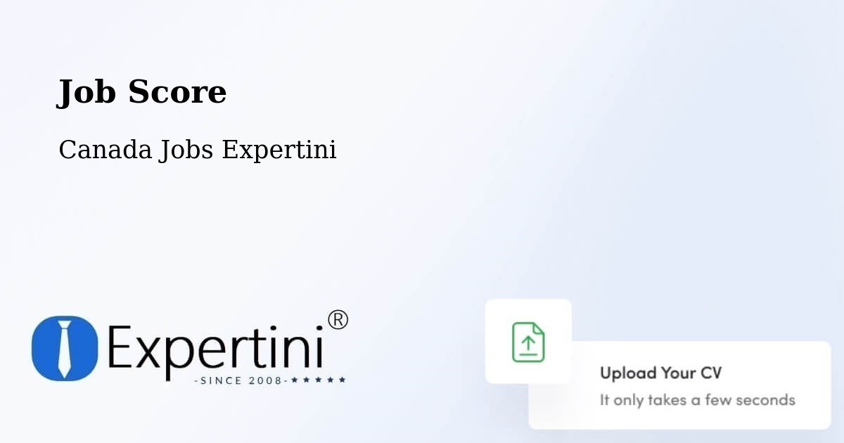 Job Score & Job Description Score Tool – Vulcan - Canada Jobs Expertini